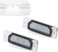 Partools 互換品LEDライセンスランプ 日産用 18LED 6500K ホワイト 純正交換 Y33 グロリア セドリック(LEDライセンスランプ)のサムネイル
