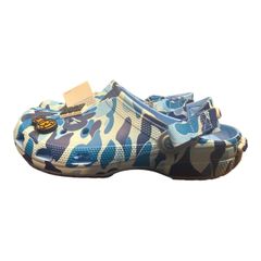 BAPE Crocs ベイプクロックス 26cm Blue Camo 未使用品