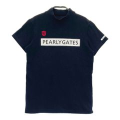 PEARLY GATES ネイビー モックネックシャツ サイズ5 - メルカリ
