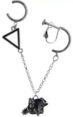 【中古】銀製品・指輪・アクセサリー ポチタのゆらゆらイヤリング 「チェンソーマン」