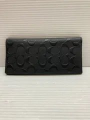 COACH コーチ LONG WALLET 91636 シグネチャー ブレスト ポケット ウォレット 長財布  【181-250613-yn-10-min】