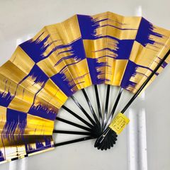 新品★ 舞扇子 京扇子 日本舞踊 踊り用 ムラサキ