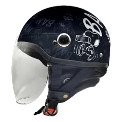 アークス（axs）SNH-104 スヌーピーハ－フヘルメット ブラック（57～59cm）【新品・未使用】