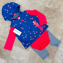 新品 carter's baby 子供服 ロンパース セット 3点 キッズ 衣類　6m 9m 12m 18m 24m / 52080