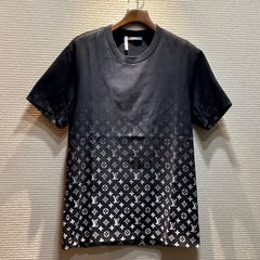ルイヴィトン LOUISVUITTON モノグラムグラディエントTシャツ 半袖 RM221Q HKY46W 黒 ブラック 白 ホワイト [L] メンズ F721/T76
