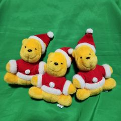 ディズニーランド レトロ ぬいぐるみ くまのプーさん クリスマス サンタ shops