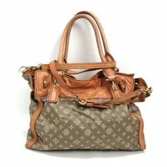 k■ラシット/russet モノグラム柄 2WAYバッグ/ナイロン×レザー/BAG/LADIES■90【中古】