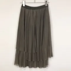 アモラスインセンス アシンメトリー プリーツ ドットチュールスカート