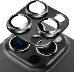 【在庫処分】レンズ保護ケース 3眼 max用カメラ保護フィルム アイフォン15pro/15pro 9H 一体型レンズ保護フィルム 0.25mm超薄 アルミ合金製＋AR高透過率強化ガラスレンズカバー 防爆裂 max用カメラフィルム iphone15pro pro