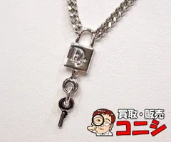 【質コニシ】【Dior/ディオール】ネックレス カギモチーフ キー シルバーカラー アクセサリー レディース【送料込み】m0164b