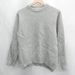 ◇ ⊇ JOURNAL STANDARD relume ウール100% 長袖 ニット サイズS グレー レディース E  【1412090045783】