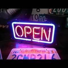 AUTO SERVICE ネオンサイン BAR・ショップ装飾 - メルカリ