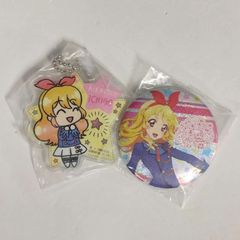 アイカツ！】星宮いちご 缶バッジ アクリルキーホルダー - メルカリ