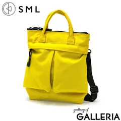エスエムエル ショルダーバッグ メンズ レディース SML バッグ 小さい 小さめ ブランド 斜めがけ 軽い 2WAY HELMET BAG SS K901133U YELLOWのサムネイル
