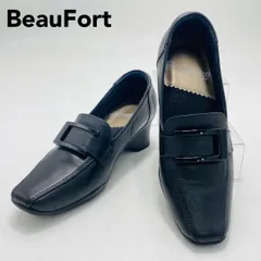 【極美品】ビューフォート パンプス ストラップ ウェッジソール 23cm BeauFort ビューフォート - レディース ストラップ付きパンプス