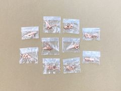 ミニ四駆　方軸モーター用　ノーマル金具袋詰め　１０セット