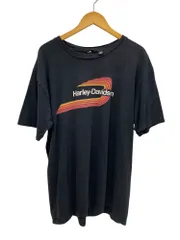 HARLEY DAVIDSON (ハーレーダヴィッドソン) MUSEUM ミルウォーキー Tシャツ 古着 USA製 XL ブラック メンズ/028