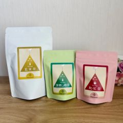 【三角ティーバッグ 玄米茶20個入、深蒸し緑茶10個入、和紅茶10個入 ３点セット】