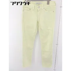 ◇ BEAUTY&YOUTH ビューティ&ユース UNITED ARROWS ストレッチ パンツ サイズM イエロー レディース  【中古】 【1110270013699】