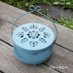 【蚊取り線香ホルダー】ドゥームー　蚊遣り　フラワー　レギュラー　ブルーグレー