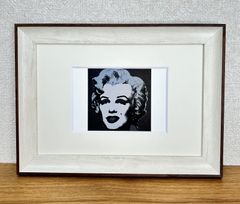 アンディ・ウォーホル☆デッドストック限定１枚◎新品額付☆マット付ポストカードフレーム◇Andy Warhol☆A4サイズ程度☆7