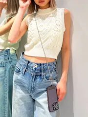 GYDA ジェイダ JEYSUS Symmetry GYDA 2WAY サスペンダー ネックストラップ サスペンダー 細め オリジナルロゴ ラインストーン GGロゴ ショルダーストラップ 072440981201