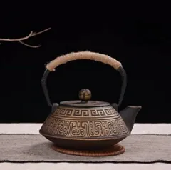 良品　南部高陽堂造　１５型　鈴蘭文様　南部鉄瓶　南部鉄器　調理器具　鉄瓶 良品南部高陽堂造15型鈴蘭文様南部鉄瓶南部鉄器調理器具鉄瓶