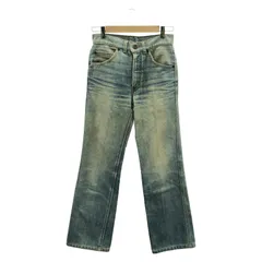 【中古】Levi's 22502 80s ブーツカットパンツ W28 L34 ブルー リーバイス ボタン裏刻印38[10]