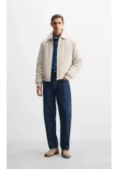 ZARA(ザラ) アイボリー ボンバー ジャケット ブルゾン L 新品