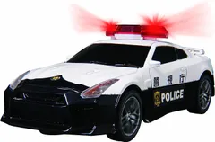 【新品】 ジョーゼン 1/32スケールラジコン ライトドライブ Jozen ニッサン パトカー ホワイト GT WH Rのサムネイル