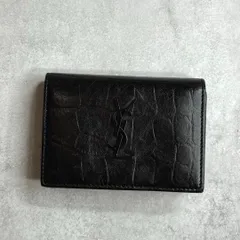 ⭐️極美品⭐️　サンローラン　YSL カサンドラ　クロコ型押し　マネークリップ 美品】サンローラン マネークリップ クロコ型押し カサンドラ