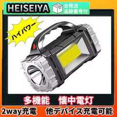 [f-light-b]多機能懐中電灯　２way充電　災害　アウトドア　キャンプ　活躍　非常時　便利　ソーラー充電　パワーバンク　デバイスの充電　工事　夜間作業にも　フラッシュライト　広角