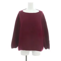 Noble - 新品未使用⭐︎nobleファインウールエフォーレストニット ノーブルボルドーワインの通販｜ラクマ