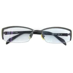 レイバン RAY BAN メガネ 眼鏡 ハーフリム ブラックフレーム カラーレンズ スクエア サーモント ガンメタル 度入り 55□16-140 ブラック 黒 rb8639 /YM11