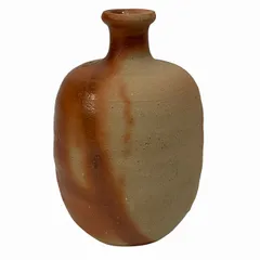 other - 人間国宝 人間国宝 伊勢崎淳 徳利 備前焼 酒器 共箱 茶 ブラウン 人間国宝 人間国宝 伊勢崎淳 徳利 備前焼 酒器 共箱 茶 ブラウン