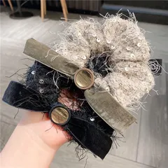 【高品質】ヘアゴム ヘアアクセサリー リボン 大きめ 髪飾り サテン風 韓国 トレンド シュシュ バレッタ ヘアアクセ 結婚式 二次会 披露宴 旅行 お呼ばれ デート カジュアル かわいい おしゃれ エレガン