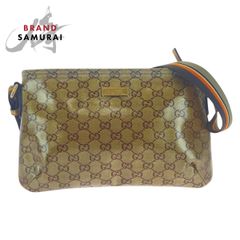 GUCCI グッチ ブラウン ゴールド金具 GGスプリームキャンバス 409534  