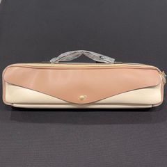 【新品/現物画像/数量限定品】Pearl Flute × Legato Largo フルートケースカバー C/H足部管用ケース両用  LL-FLCH3 グレージュ×アイボリー