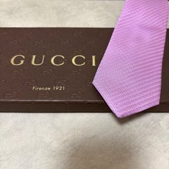 美品 GUCCI グッチ シルク 100％ ピンク 総柄 254-719