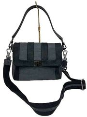 【中古】Anya Hindmarch　アニヤハインドマーチ　バッグ　2WAYバッグ　チャコールグレー　レザー　本革　ショルダーバッグ  S23 ※セルモア出品※