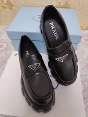 2024年最新】prada ローファー 厚底の人気アイテム - メルカリ