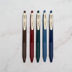 【フォローで10%オフ】（セット）サラサクリップ　ヴィンテージカラー 5色セット　ゼブラ _
