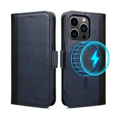 iPhone 14 Pro ケース 手帳型 MagSafe対応 iPhone14 Pro 手帳型ケース アイフォン 14 プロ ケース Rssviss カード収納 スタンド機能 全面保護 衝撃吸収 スマホケース MagSafeワイヤレス充電対応 サイドマグ 0