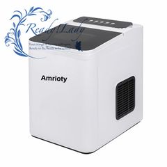 高速製氷機 家庭用 パワフル氷製造機 最短6分 洗浄モード搭載 水を入れてボタンを押すだけ コンパクトな卓上型