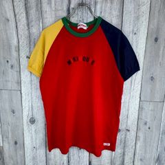 MIKIHOUSE ミキハウス MEN'S ラグラン シングルステッチ 日本製 綿 半袖 Tシャツ TEE L