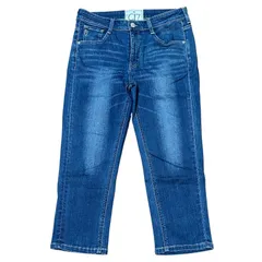 C-SEVENTEEN CC3250 クロップド ボーイフレンドデニム ルーズ テーパード レディースL C17 シーセブンティーン