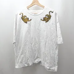 ◇ Θ CONVERSE コンバース 刺繍入り 半袖 半袖Tシャツ サイズ表記なし ホワイト系 メンズ E  【1506300030604】