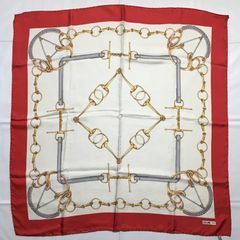 2508-263｜美品｜グッチ スカーフ シェリーライン ホースビット タグあり 2508-263｜美品｜グッチ スカーフ シェリーライン ホースビット