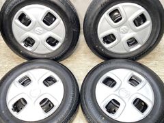 145/80R13  
ブリヂストン ネクストリー 
スズキ純正  
13x4.0  100-4穴 
中古タイヤ サマータイヤ ホイールセット 4本セット
 s13250519048