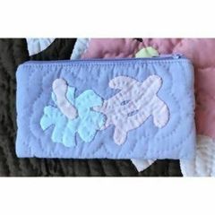 ＜正規品＞カードポーチ♡ハイビスカス&ホヌ♡ラベンダー♡ハワイアンキルト